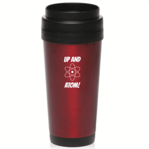 Up And Atom! Stainless Steel Travel Mug (16 oz)