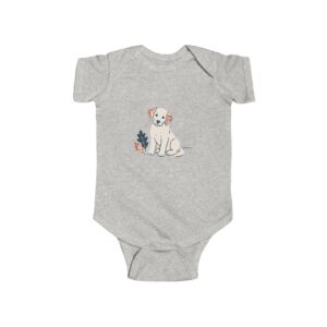 Labrador and Leaves Baby Bodysuit